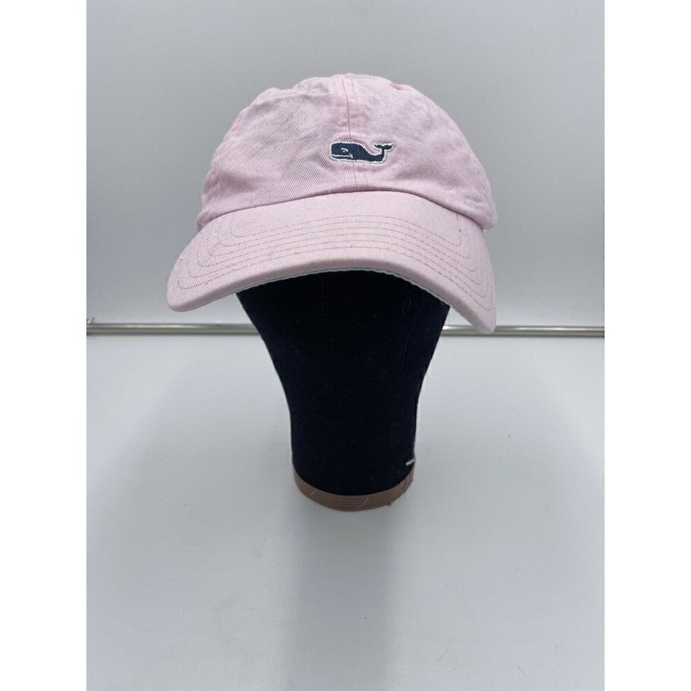 Vineyard Vines Pink Whale Logo Adult Adjustable Strapback Hat Cap